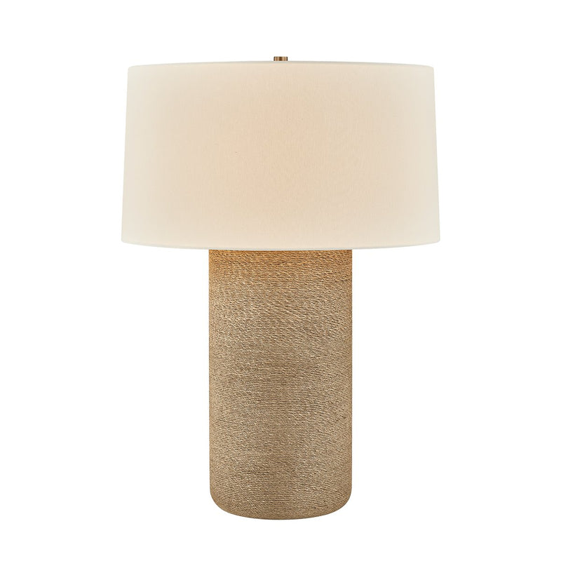 Roan Table Lamp in Patina Brass