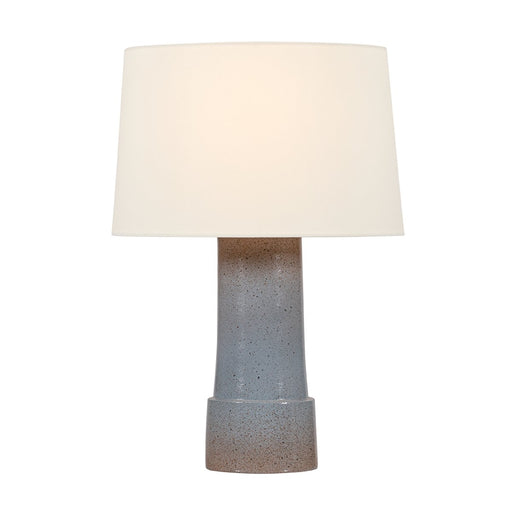 Fasolt Table Lamp in Patina Brass / Ceramic Vintage Chambray