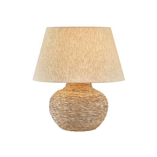 Malik Table Lamp in Patina Brass