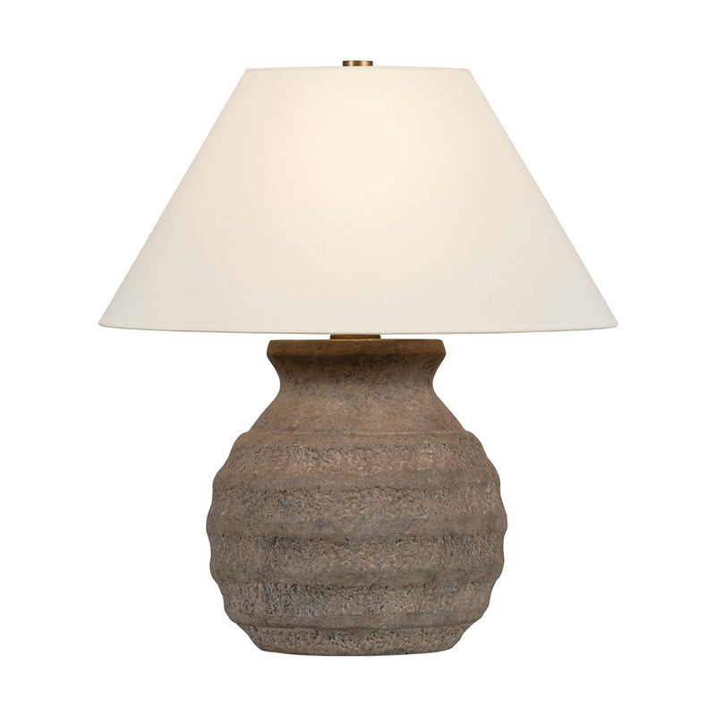 Dorian Table Lamp in Patina Brass