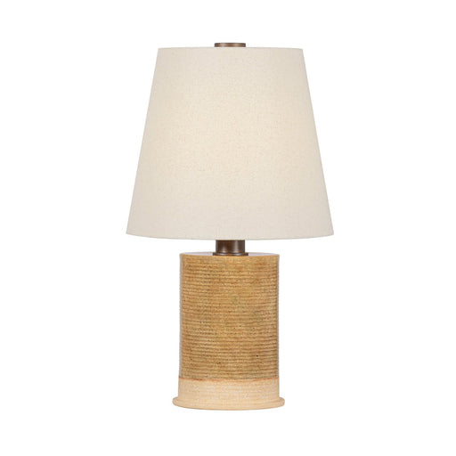 Kerwin Table Lamp in Bronze Leaf / Ceramic Caramel Bisque
