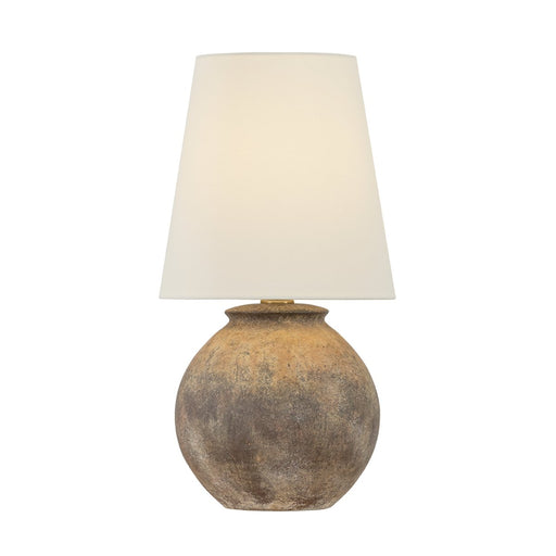 Zeal Table Lamp in Patina Brass / Ceramic Chateau Terrace