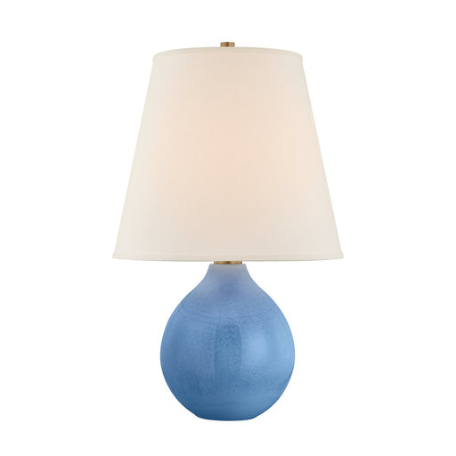 Jarvis Table Lamp in Patina Brass / Ceramic Dappled Lapis