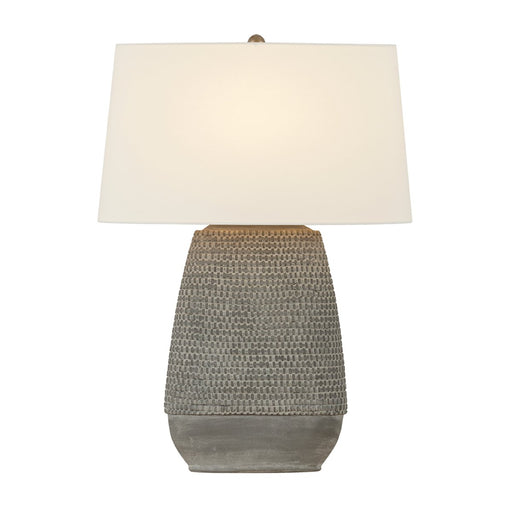 Waylen Table Lamp in Patina Brass / Ceramic Grey Calathus