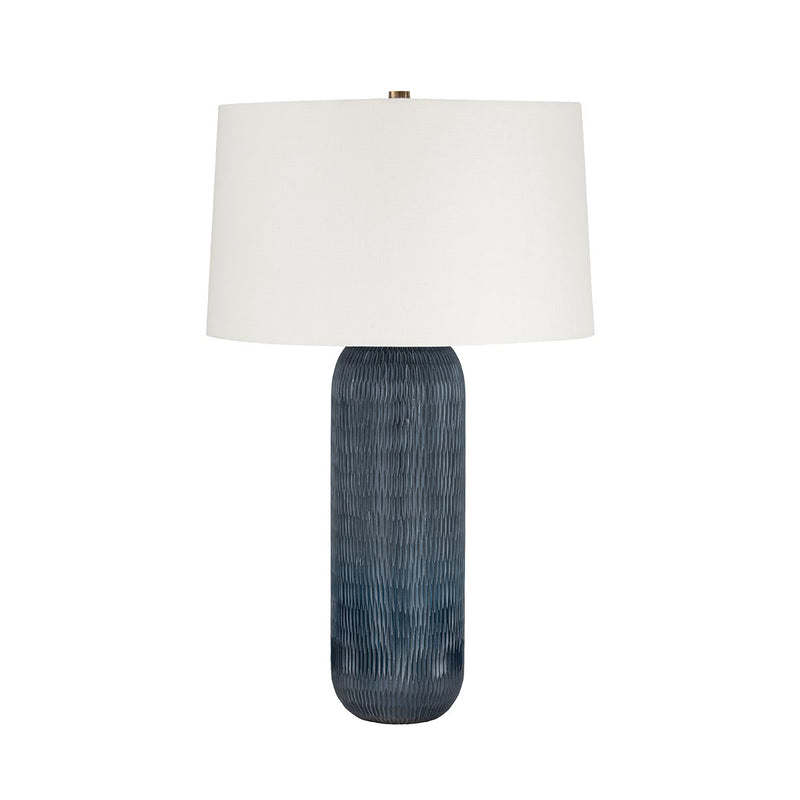 Hopkins Table Lamp in Patina Brass