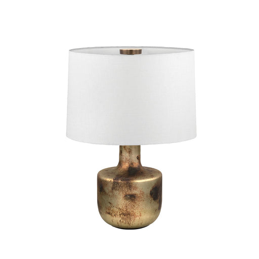 Terron Small Table Lamp in Patina Brass