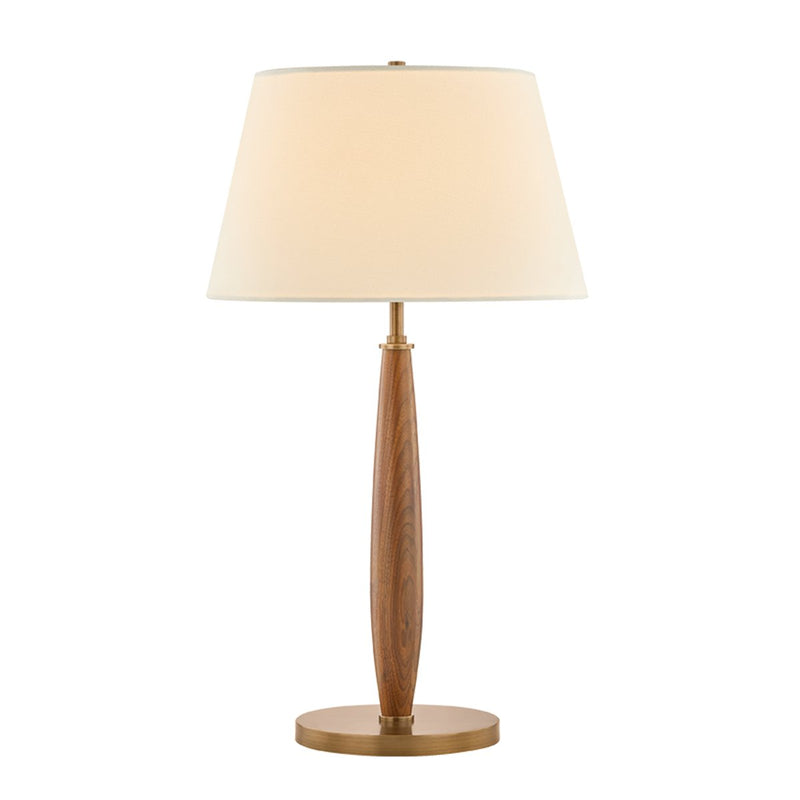 Ryder Table Lamp in Patina Brass