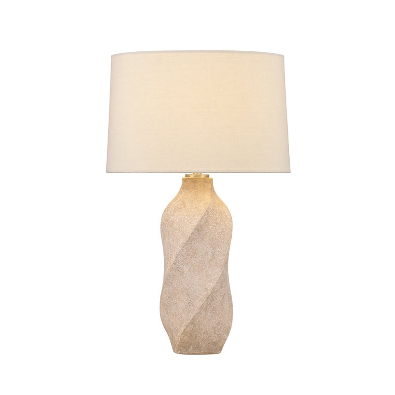 Declan Table Lamp in Vintage Gold Leaf