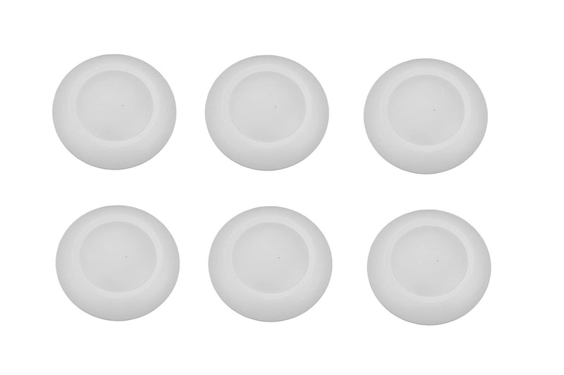 Corban 4" LED Disk Light 6-Pack in Matte White
