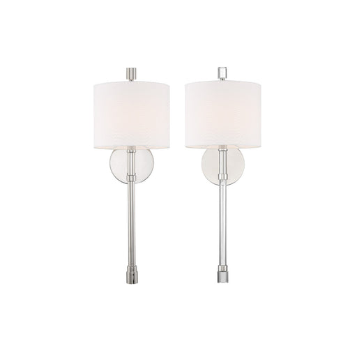 Rachel 1 Light 8" Sconce in Polished Nickel