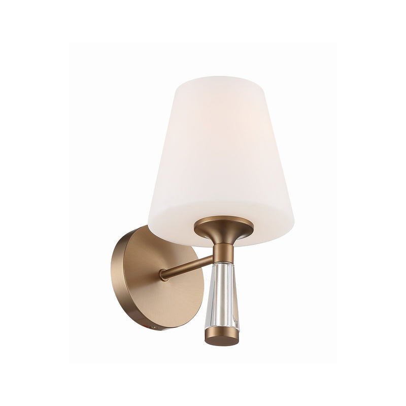 Ramsey 1 Light 6" Sconce in Vibrant Gold