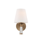 Ramsey 1 Light 6" Sconce in Vibrant Gold