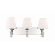 Ramsey 3 Light 23.25" Bathroom Vanity in Polished Nickel