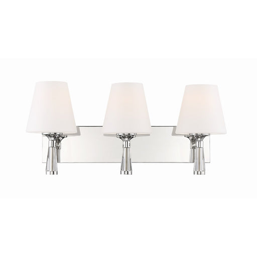 Ramsey 3 Light 23.25" Bathroom Vanity in Polished Nickel