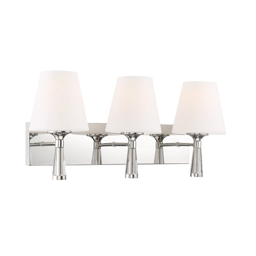 Ramsey 3 Light 23.25" Bathroom Vanity in Polished Nickel
