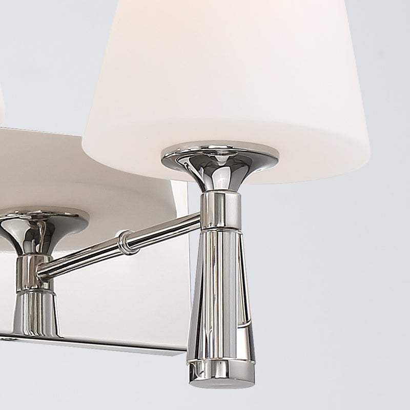 Ramsey 3 Light 23.25" Bathroom Vanity in Polished Nickel