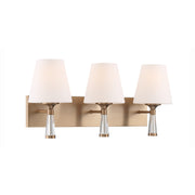 Ramsey 3 Light 23.25" Bathroom Vanity in Vibrant Gold