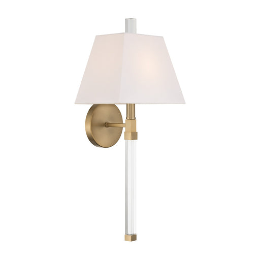 Renee 1 Light 10" Sconce in Aged Brass