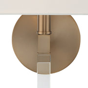 Renee 1 Light 10" Sconce in Aged Brass