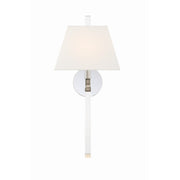 Renee 1 Light 10" Sconce in Polished Nickel