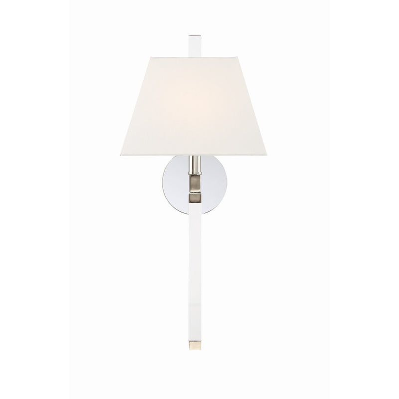Renee 1 Light 10" Sconce in Polished Nickel