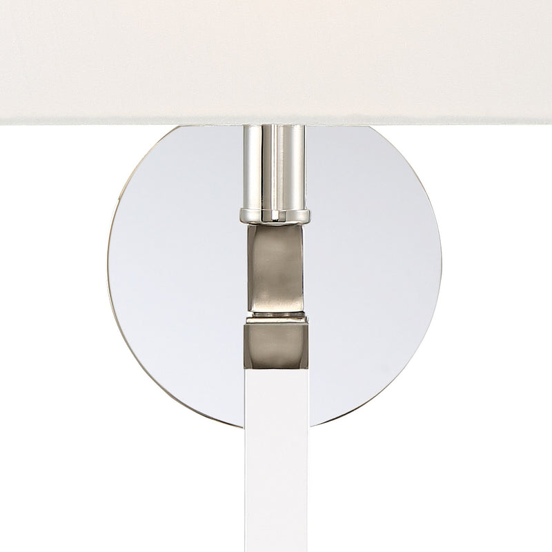 Renee 1 Light 10" Sconce in Polished Nickel