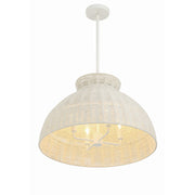 Reese 4 Light 22" Pendant in Matte White