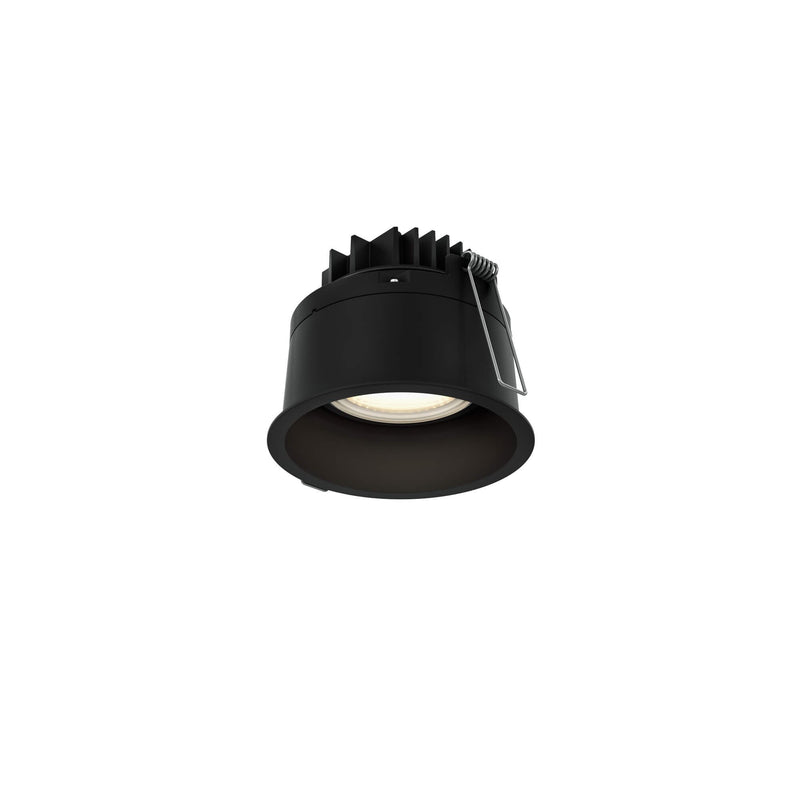 Facet 2" Regressed Gimbal Downlight in Black