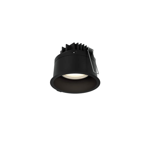 Facet 2" Regressed Gimbal Downlight in Black