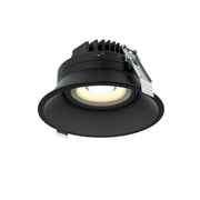 Facet 6" Regressed Gimbal Downlight in Black