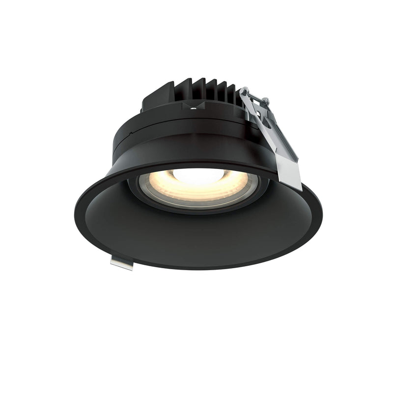 Facet 6" Regressed Gimbal Downlight in Black
