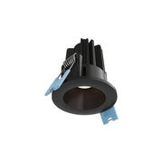 RGR 1" Round Color Select Regressed Downlight in Black