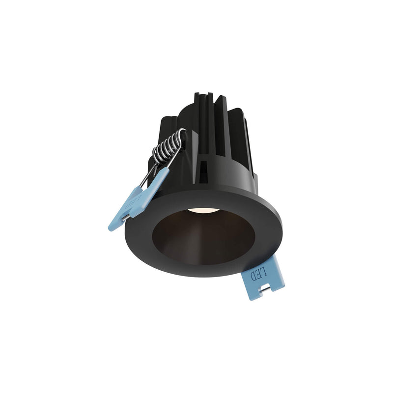 RGR 1" Round Color Select Regressed Downlight in Black