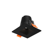 RGR 2" Square Color Select Plus Regressed Downlight in Black