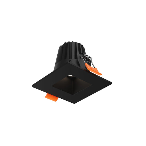 RGR 2" Square Color Select Plus Regressed Downlight in Black