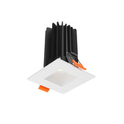 RGR 2" High-Powered Square Multi-Voltage Regressed Downlight in White