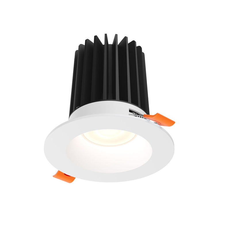 RGR 4" High-Powered Round Multi-Voltage Regressed Downlight in White