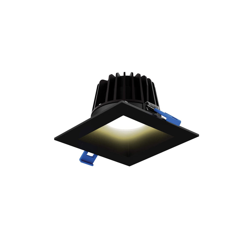 RGR 4" Square Color Select Regressed Downlight in Black