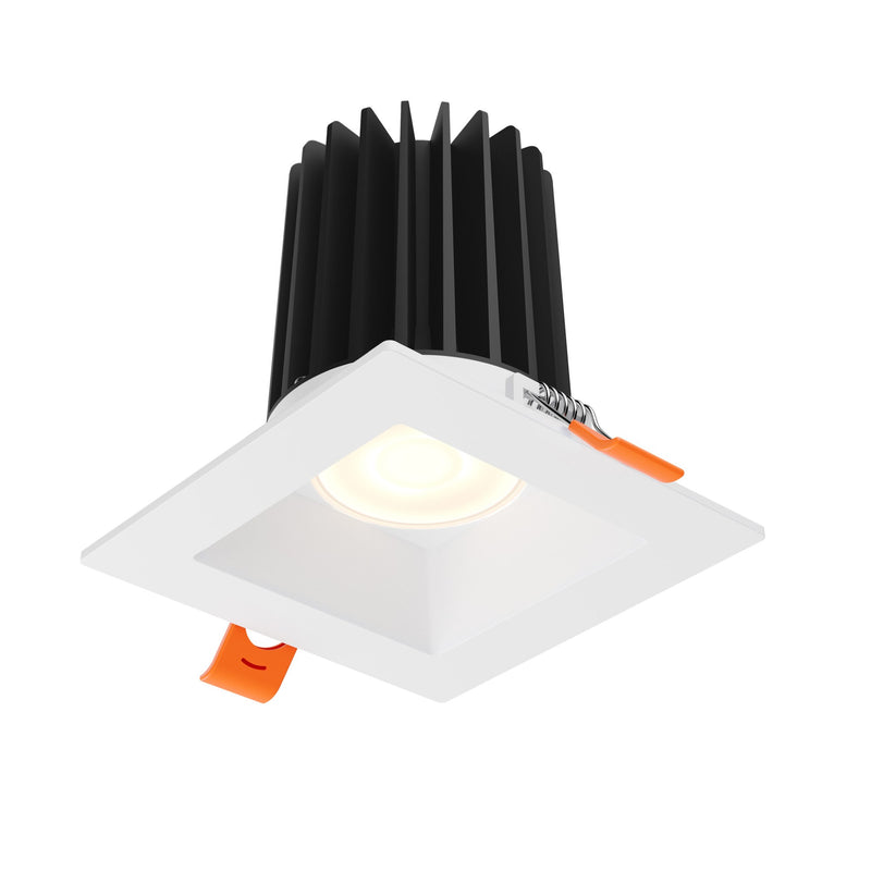 RGR 4" High-Powered Square Multi-Voltage Regressed Downlight in White