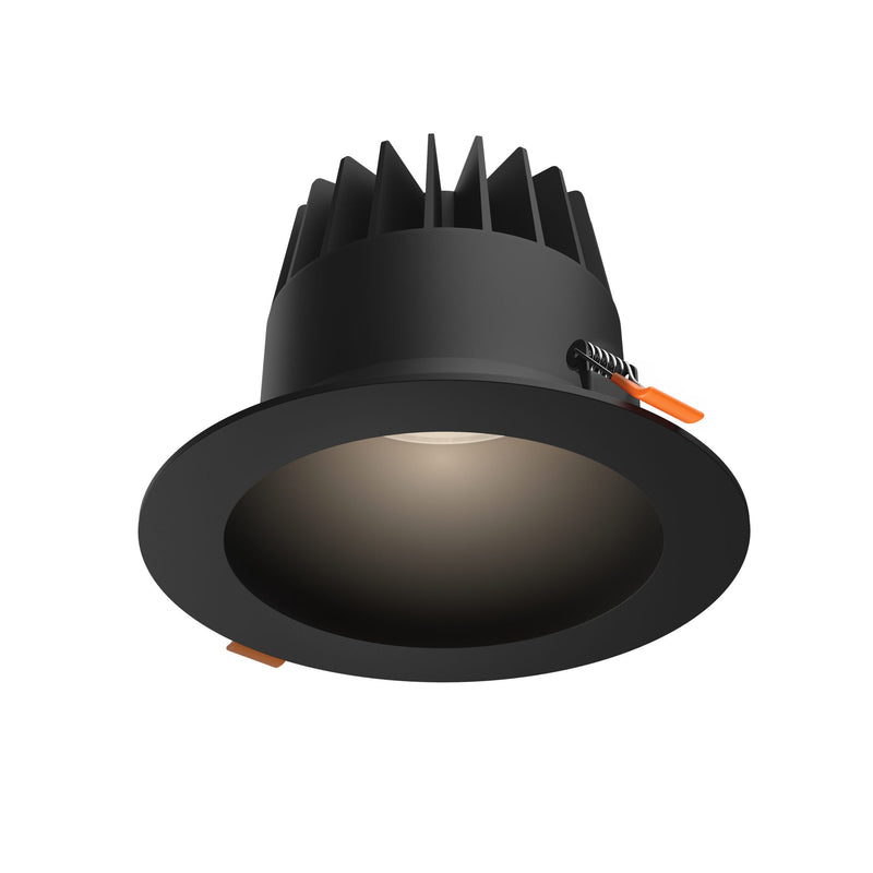 RGR 6" Round Color Select Plus Regressed Downlight in Black