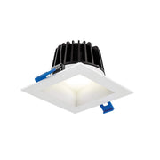 RGR 6" Square Color Select Regressed Downlight in White