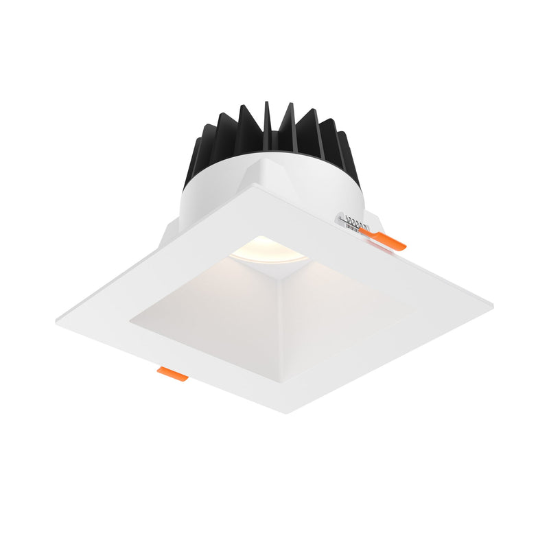 RGR 6" Square Color Select Plus Regressed Downlight in White