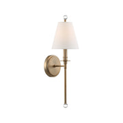Riverdale 1 Light 6" Sconce in Aged Brass
