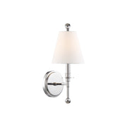 Riverdale 1 Light 6" Sconce in Polished Nickel