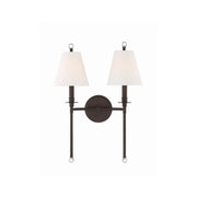 Riverdale 2 Light 15" Sconce in Dark Bronze