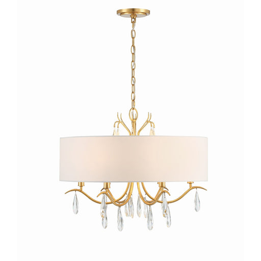 Rollins 6 Light 24" Chandelier in Antique Gold
