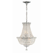 Roslyn 5 Light 12" Chandelier in Polished Chrome