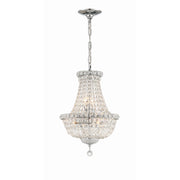 Roslyn 5 Light 12" Chandelier in Polished Chrome