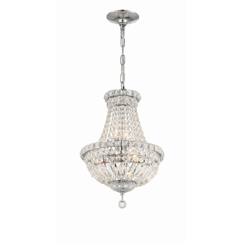 Roslyn 5 Light 12" Chandelier in Polished Chrome