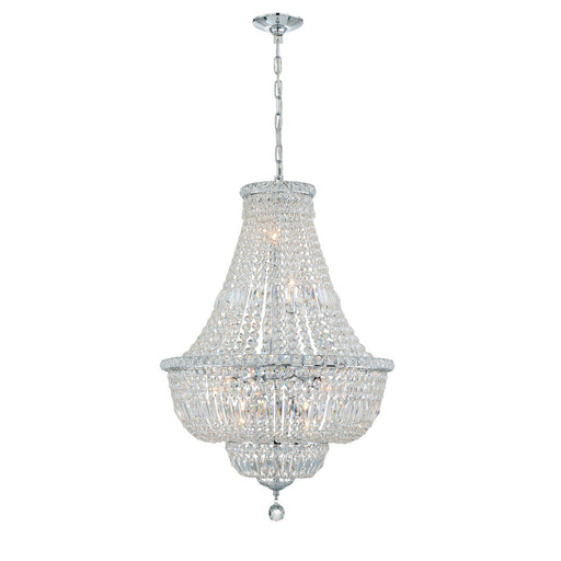 Roslyn 9 Light 22" Chandelier in Polished Chrome